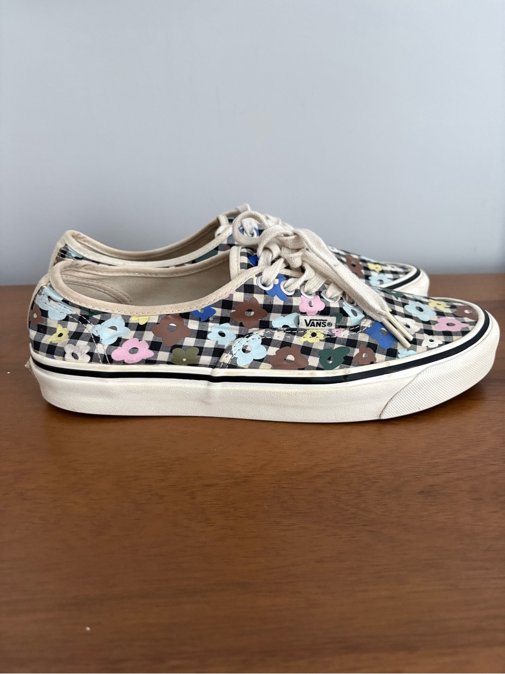 Vans x Sandy Liang Floral Gingham Era Sneakers in Multicolor